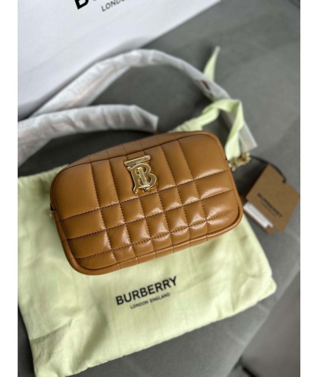 BURBERRY Кожаная сумка через плечо, фото 8