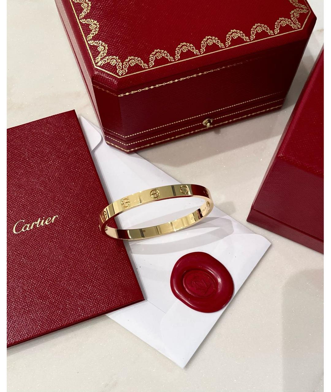 CARTIER Золотой браслет из желтого золота, фото 5