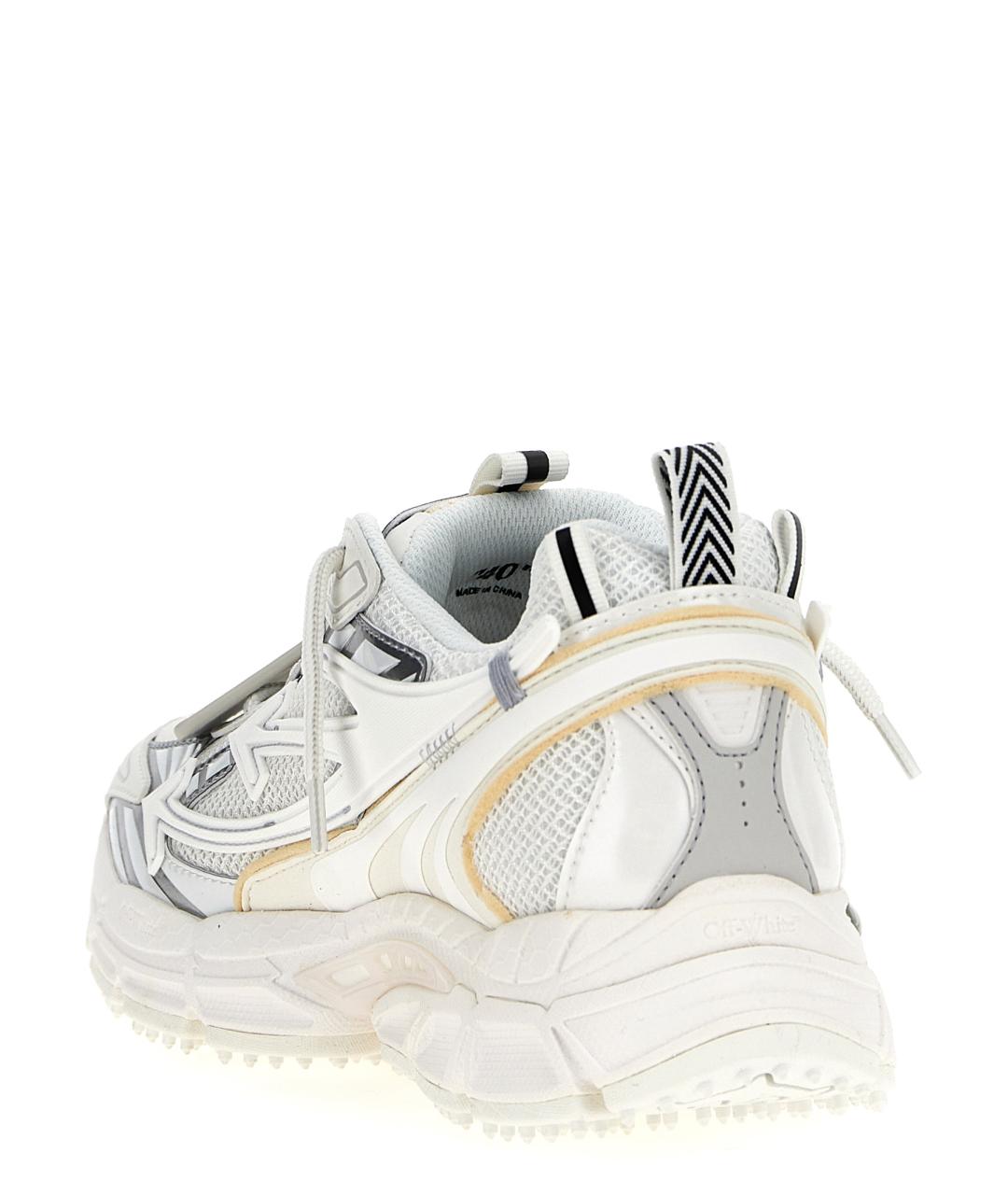 OFF-WHITE Белые низкие кроссовки / кеды, фото 4