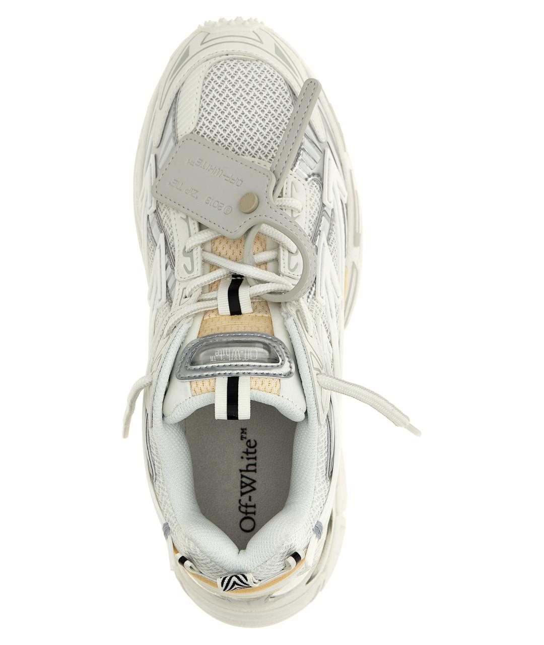 OFF-WHITE Белые низкие кроссовки / кеды, фото 5
