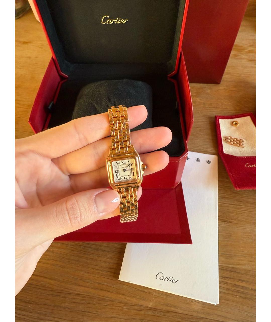 CARTIER Золотые часы из розового золота, фото 4