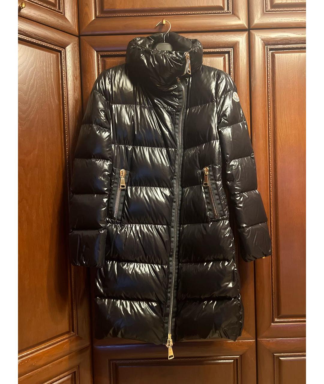 MONCLER Черный пуховик, фото 7