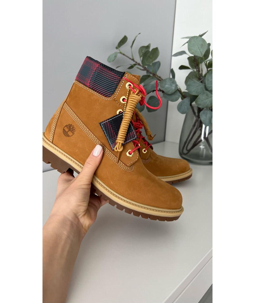 TIMBERLAND Коричневые нубуковые ботинки, фото 2