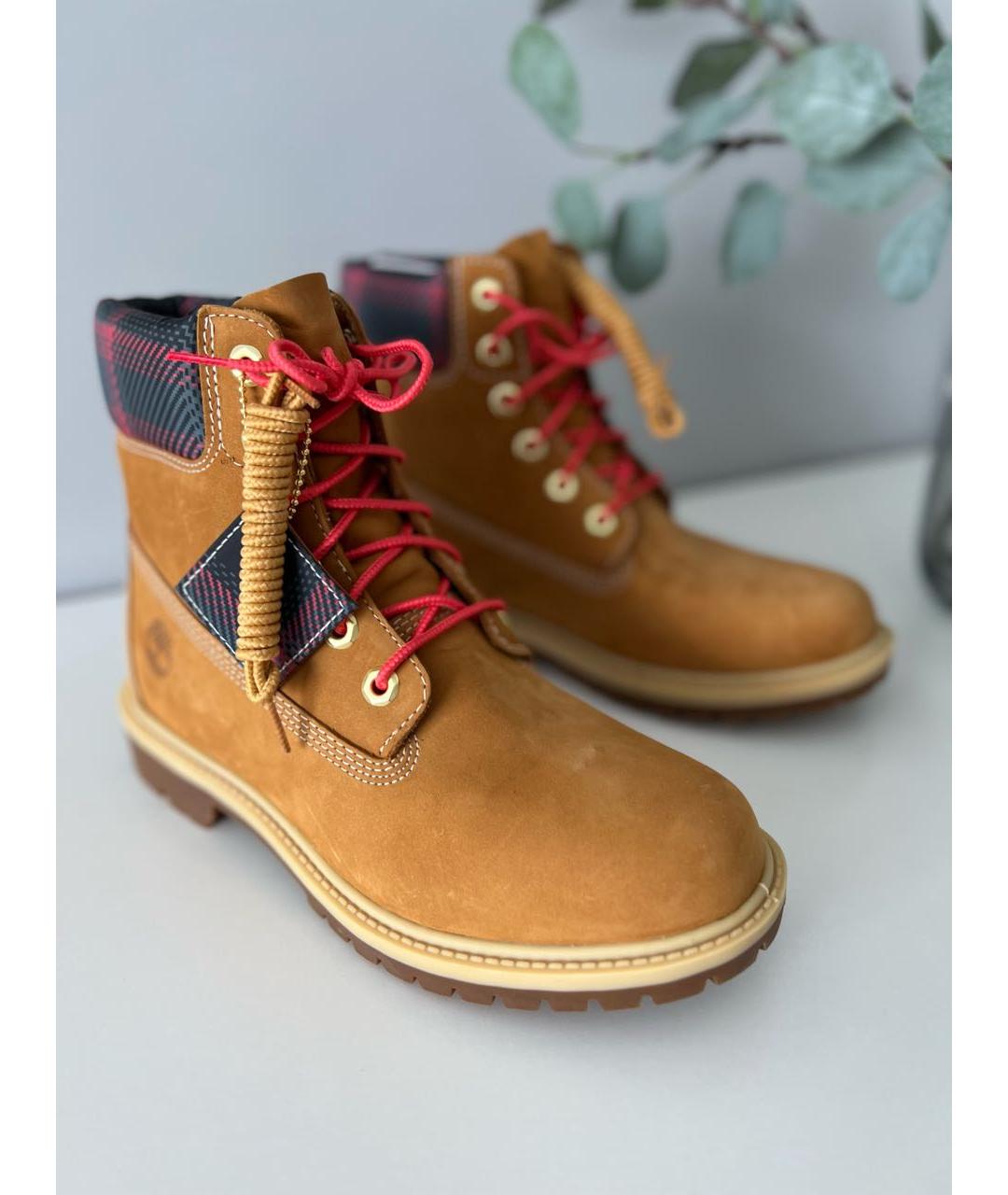 TIMBERLAND Коричневые нубуковые ботинки, фото 7