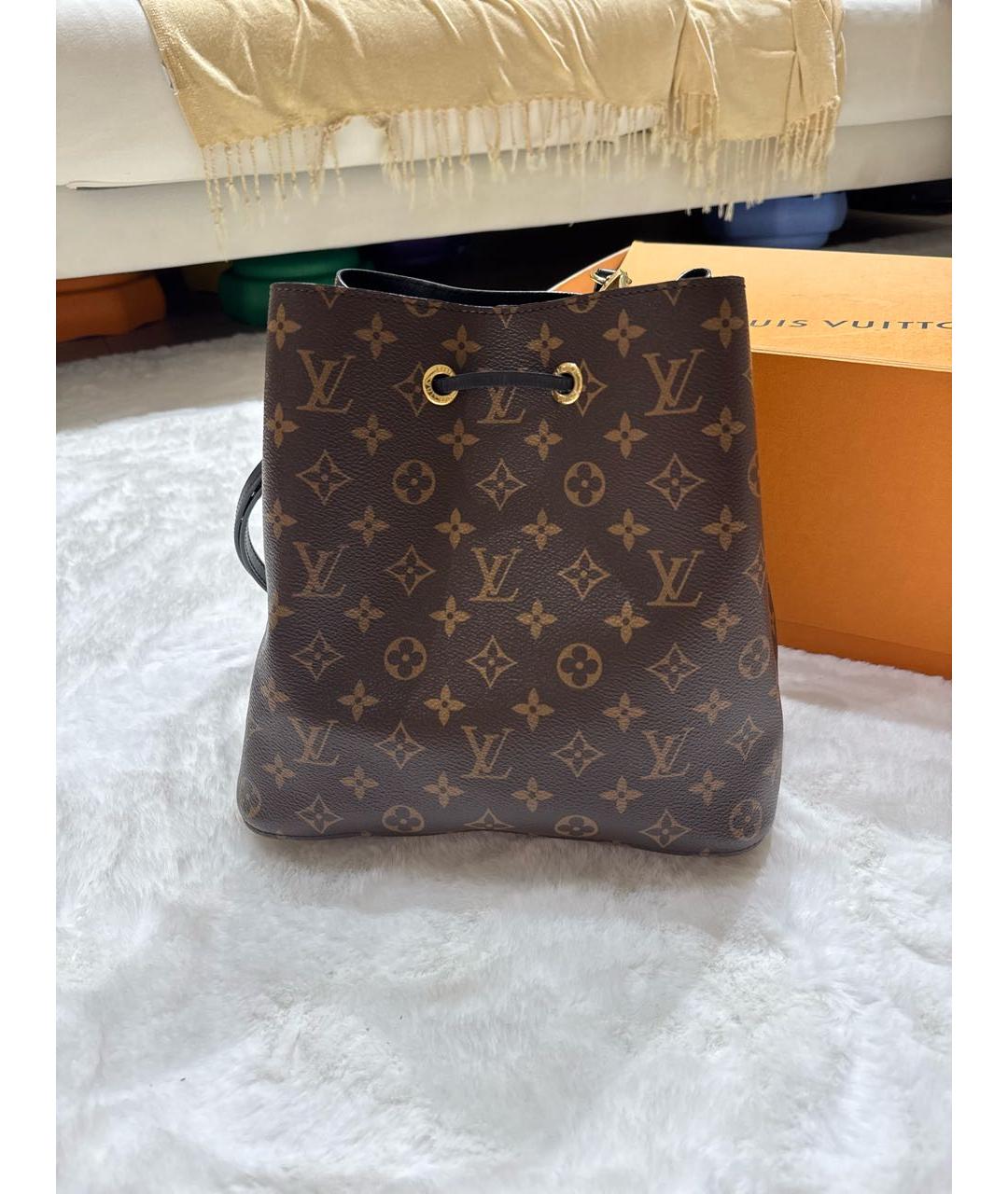 LOUIS VUITTON Коричневая сумка через плечо, фото 3