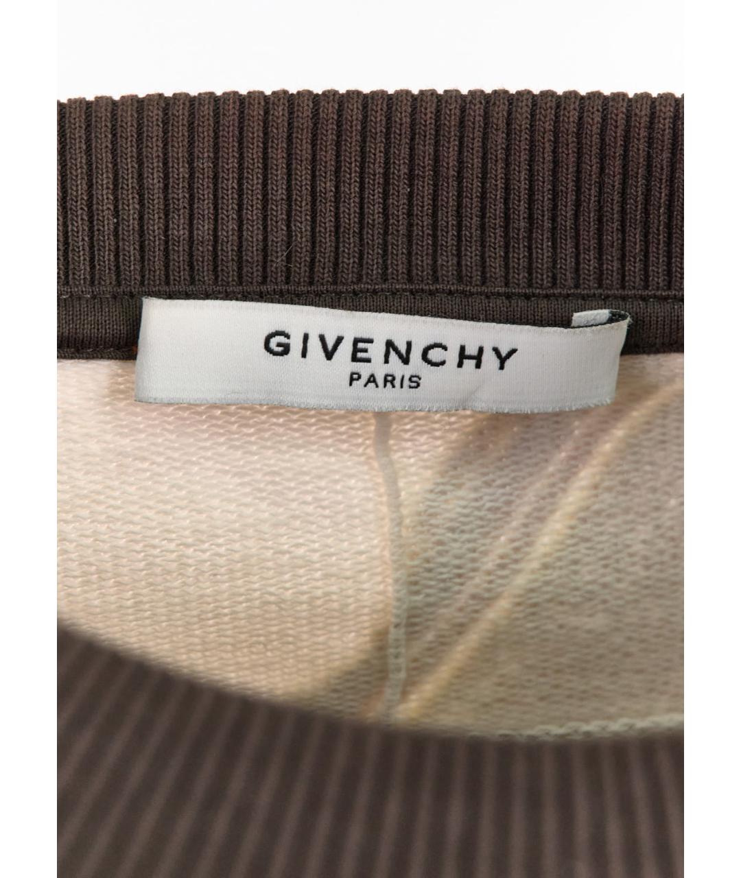 GIVENCHY Коричневый хлопковый джемпер / свитер, фото 3