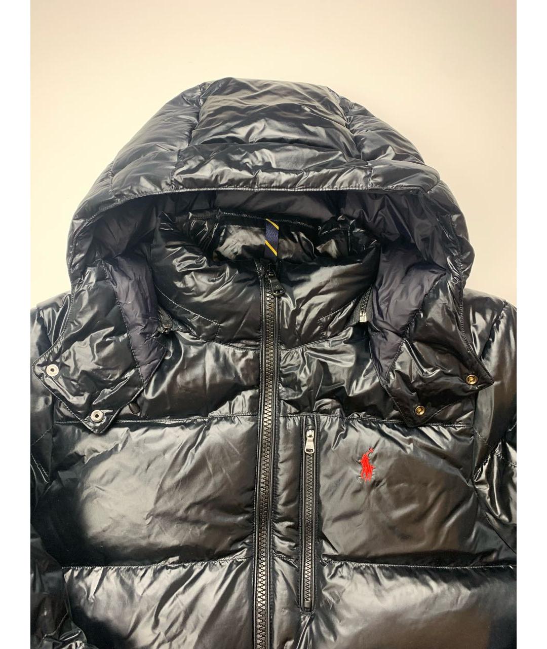 POLO RALPH LAUREN Черный пуховик, фото 4