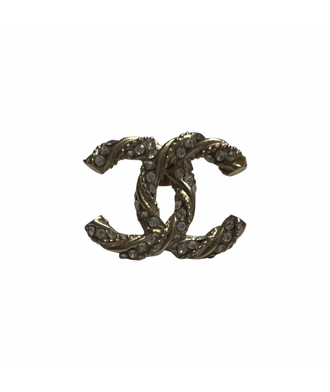 CHANEL Золотые серьги, фото 1