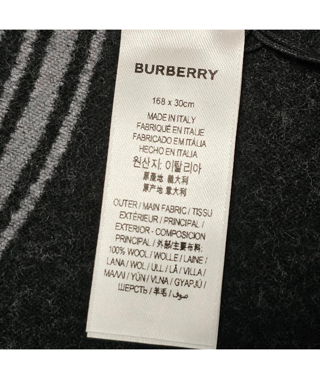 BURBERRY Шерстяной шарф, фото 4