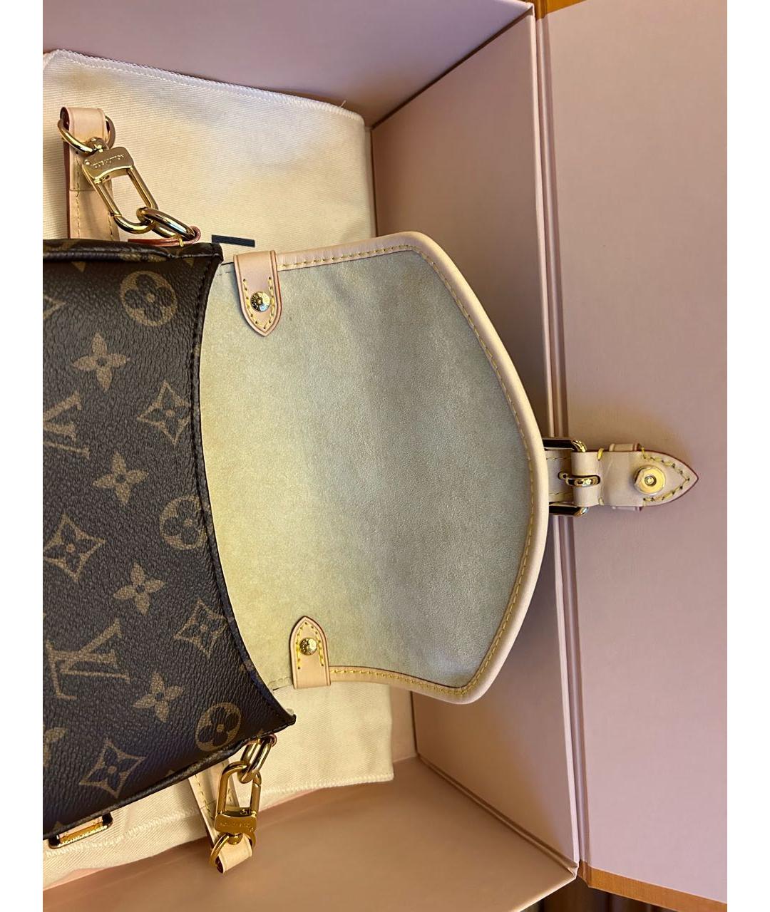 LOUIS VUITTON Коричневая сумка через плечо, фото 4