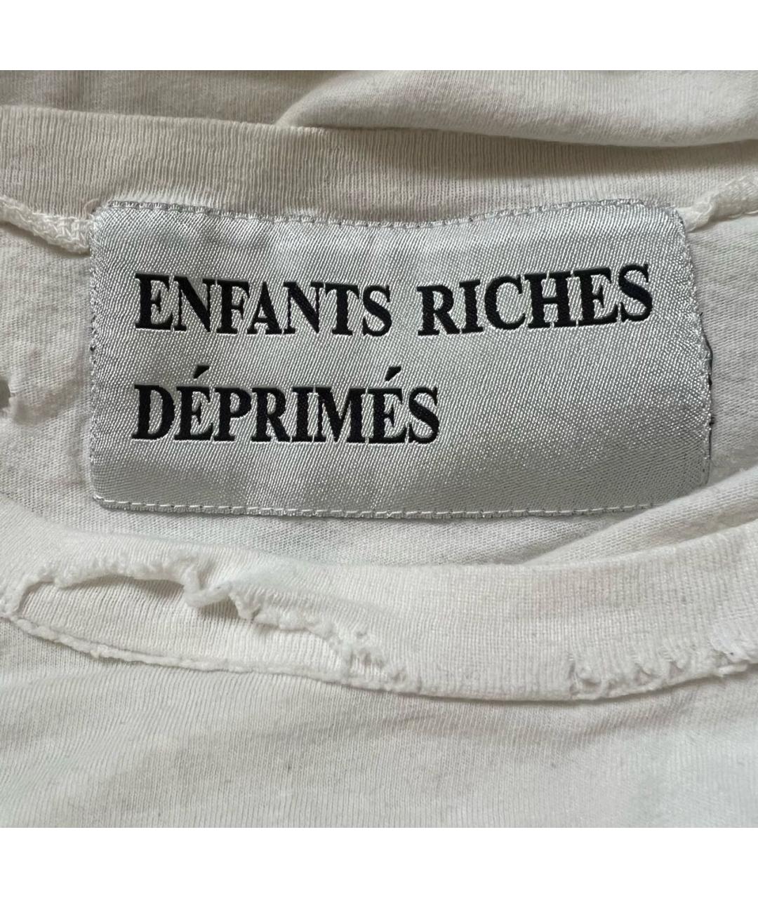 Enfants Riches Déprimés Белая хлопковая футболка, фото 3