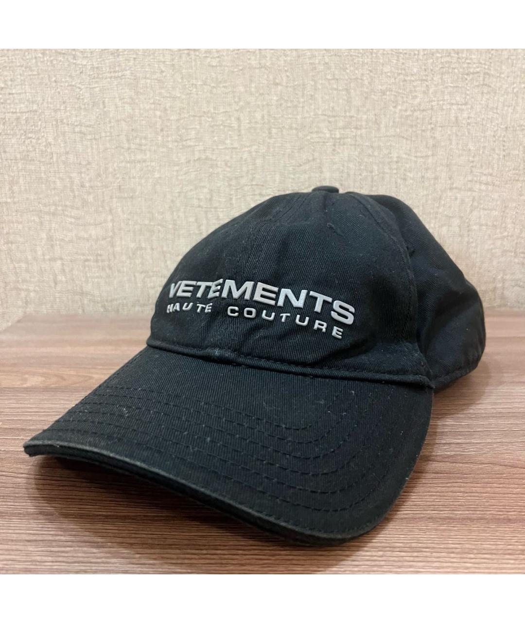 VETEMENTS Черная хлопковая кепка/бейсболка, фото 6