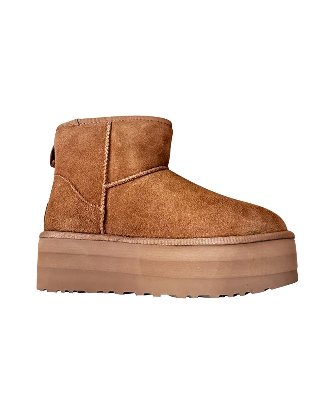 UGG AUSTRALIA Коричневые замшевые ботинки, фото 1