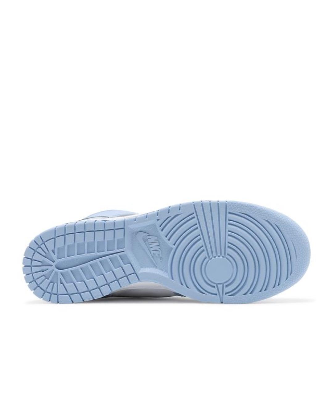 NIKE Голубые кожаные кроссовки, фото 4