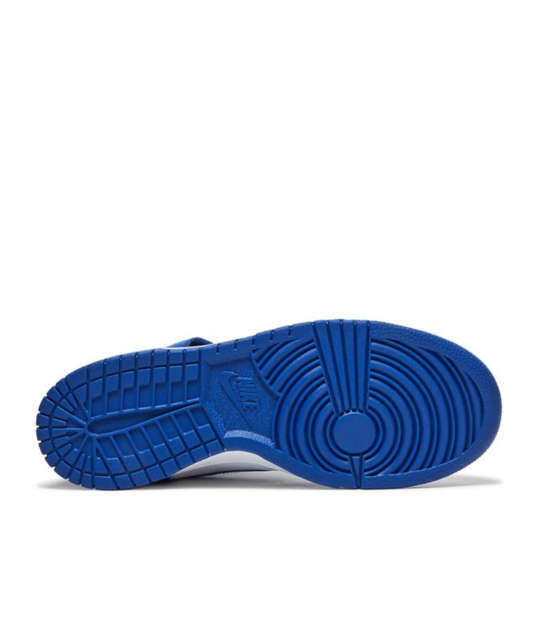NIKE Синие кожаные кроссовки, фото 4