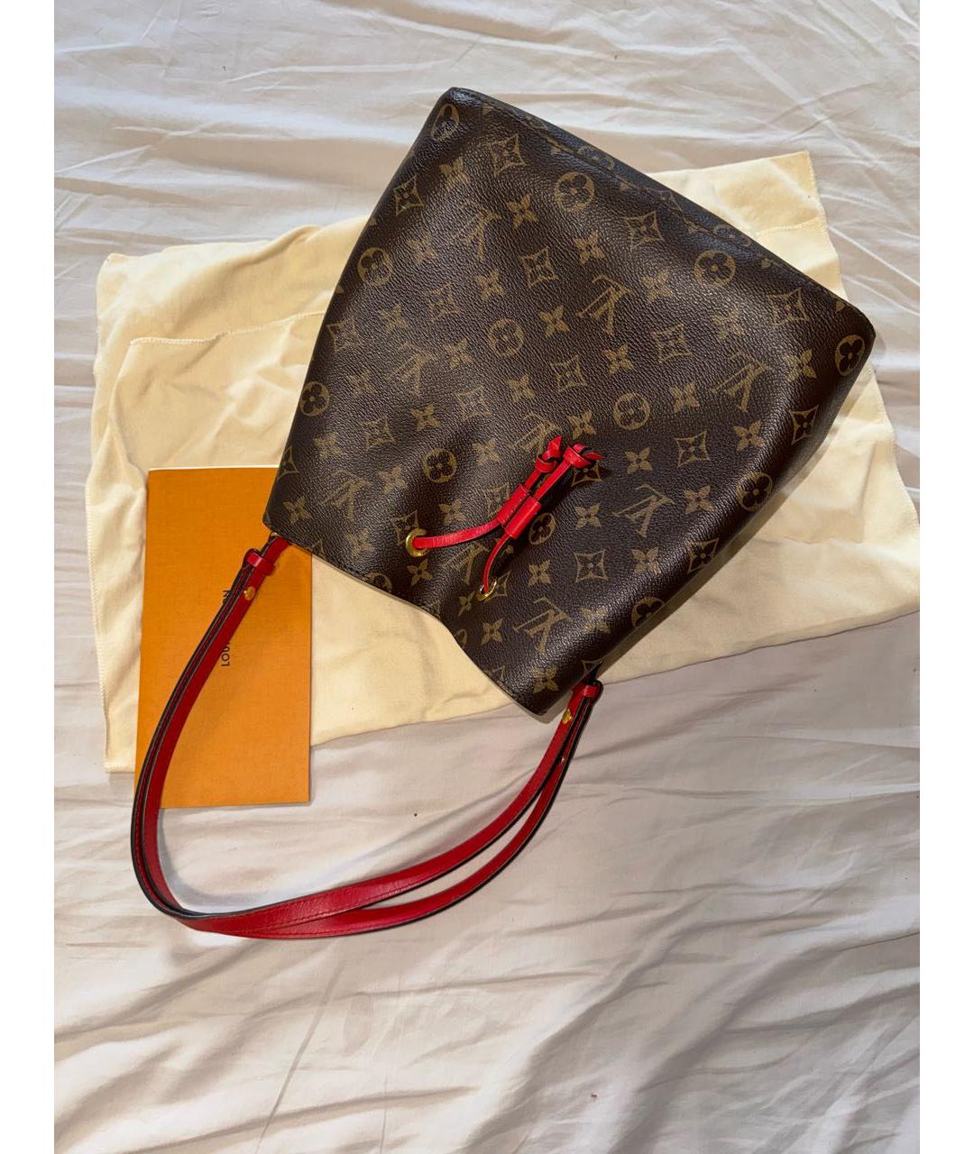 LOUIS VUITTON Красная сумка через плечо, фото 4