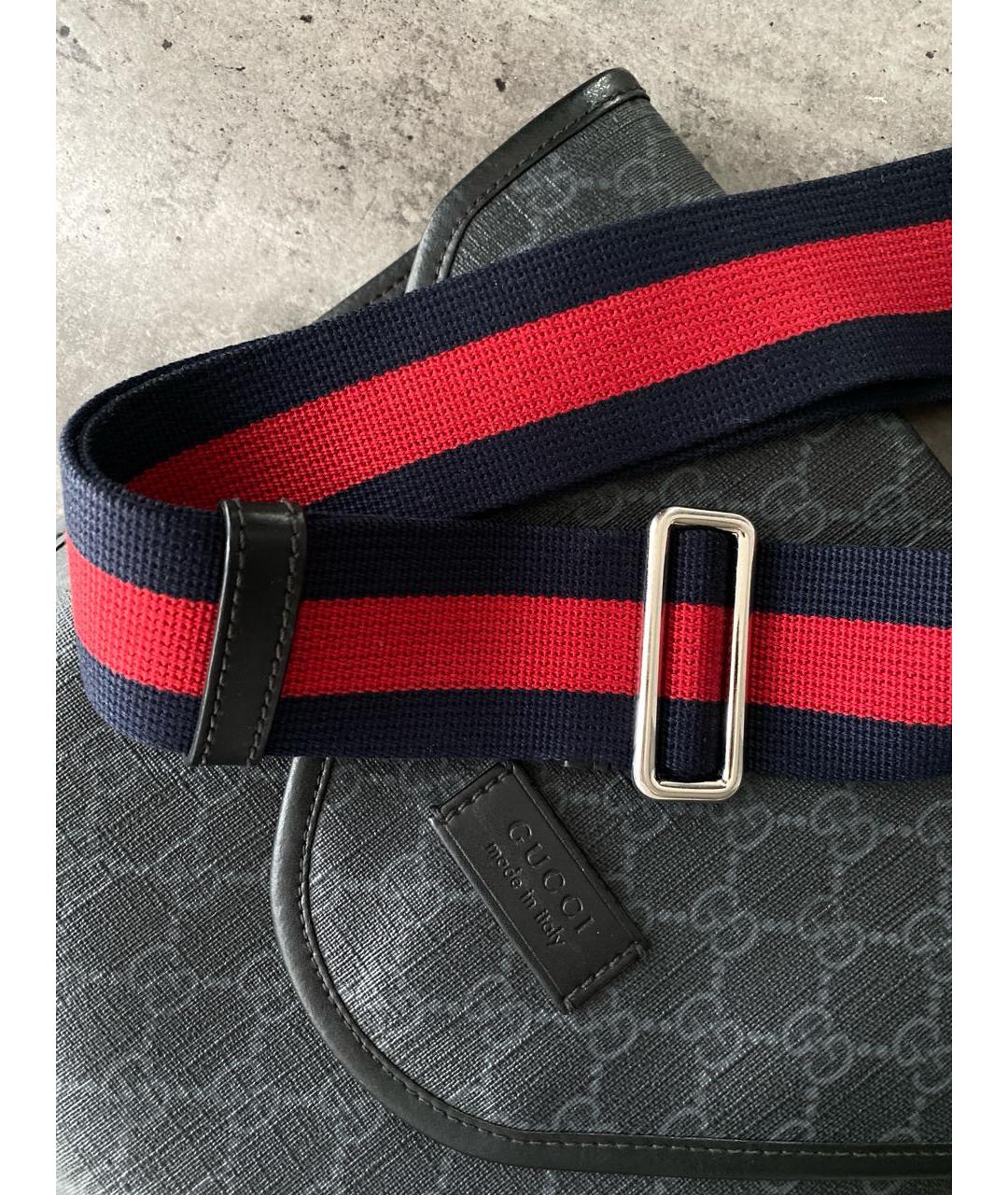 GUCCI Антрацитовая сумка на плечо, фото 3