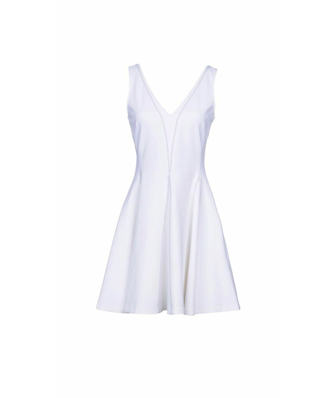 OPENING CEREMONY Белое хлопко-эластановое платье, фото 1