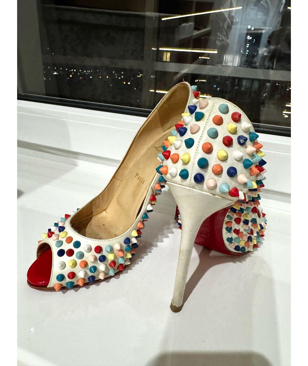 CHRISTIAN LOUBOUTIN Мульти туфли из искусственной кожи, фото 3