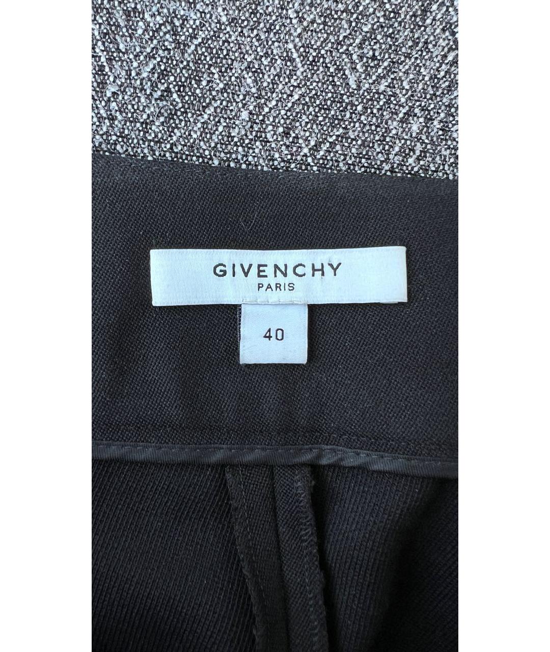 GIVENCHY Черные шерстяные брюки узкие, фото 4