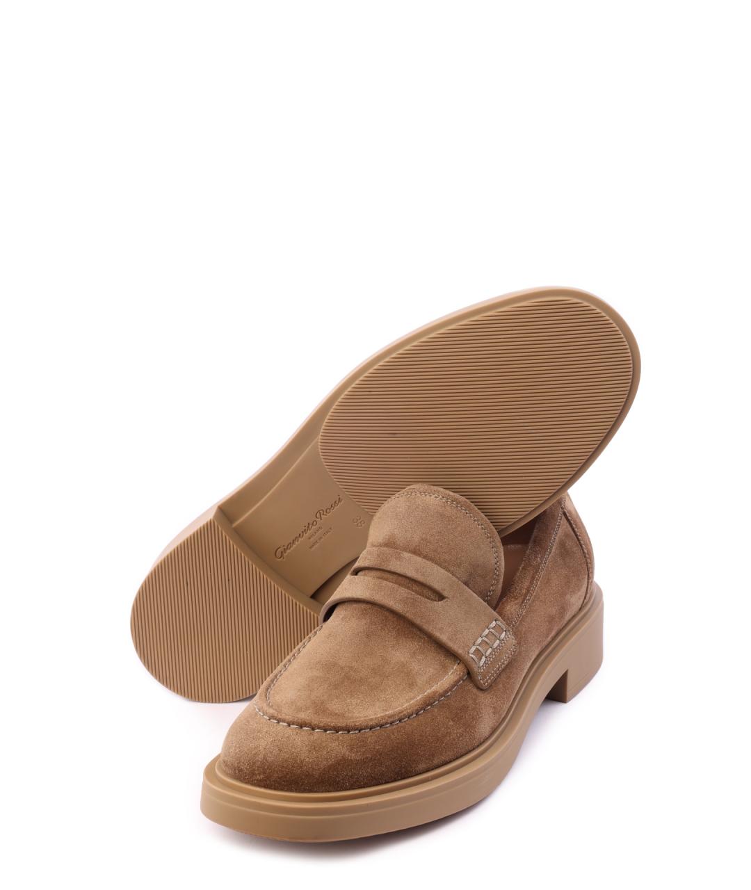 GIANVITO ROSSI Замшевые лоферы, фото 4