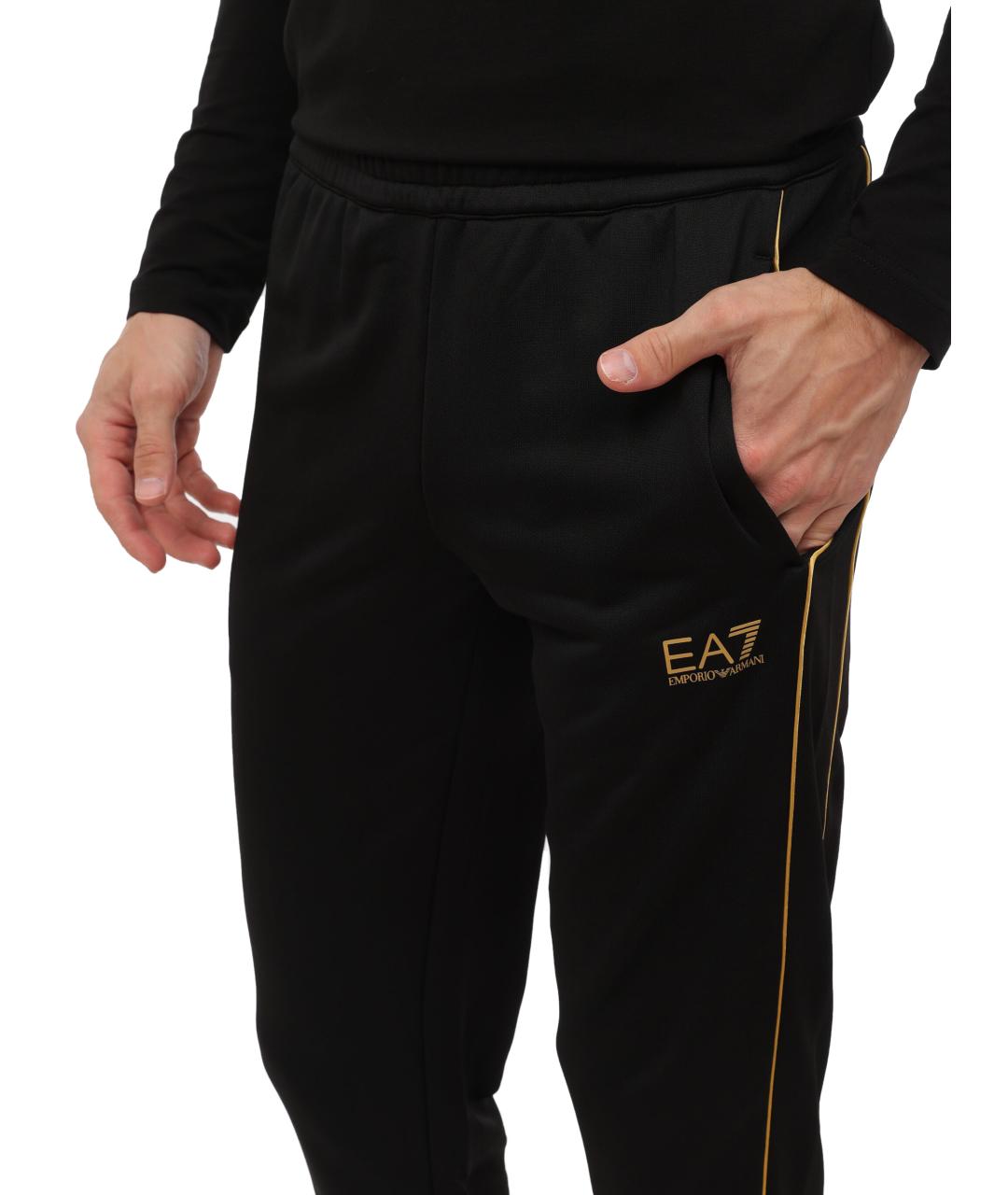 EA7 Черные повседневные брюки, фото 5