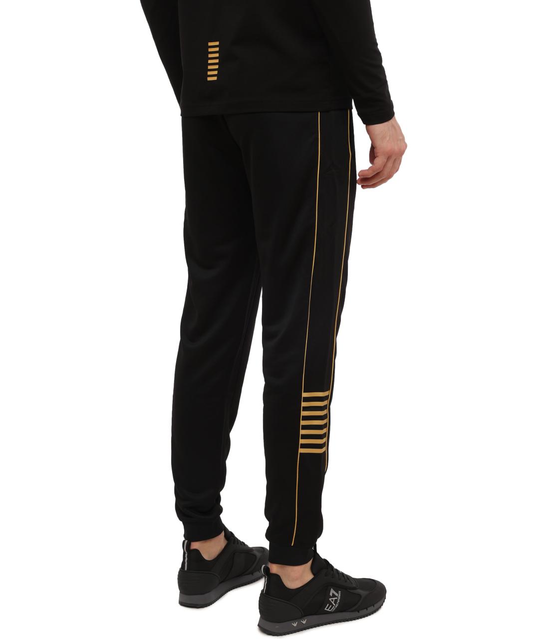 EA7 Черные повседневные брюки, фото 4