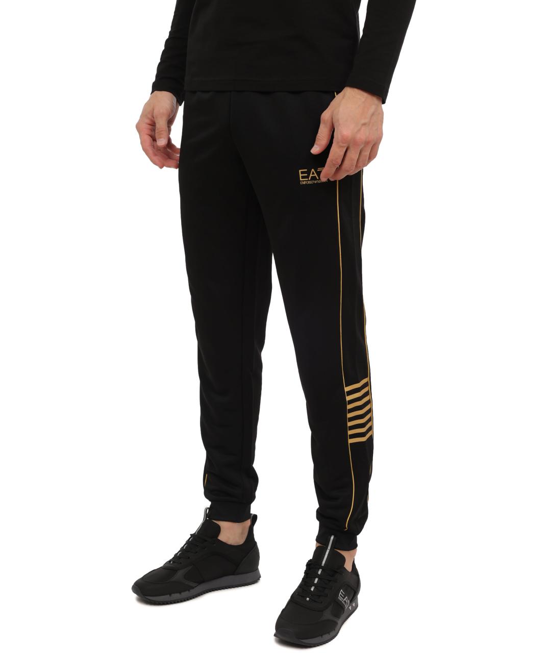 EA7 Черные повседневные брюки, фото 3