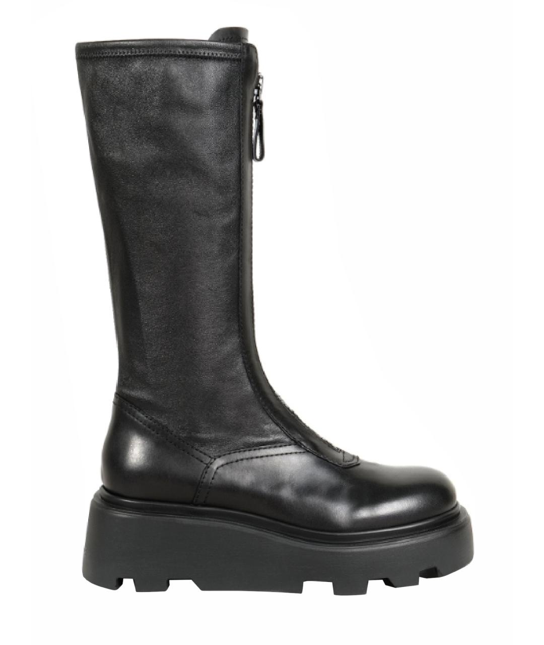 PREMIATA Черные кожаные ботинки, фото 1