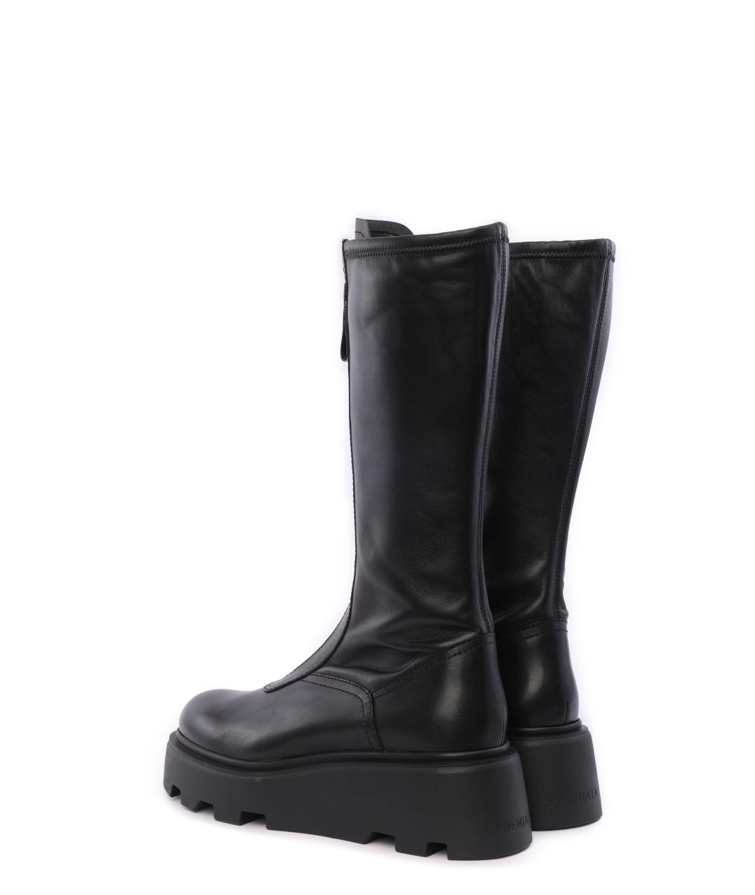 PREMIATA Черные кожаные ботинки, фото 3