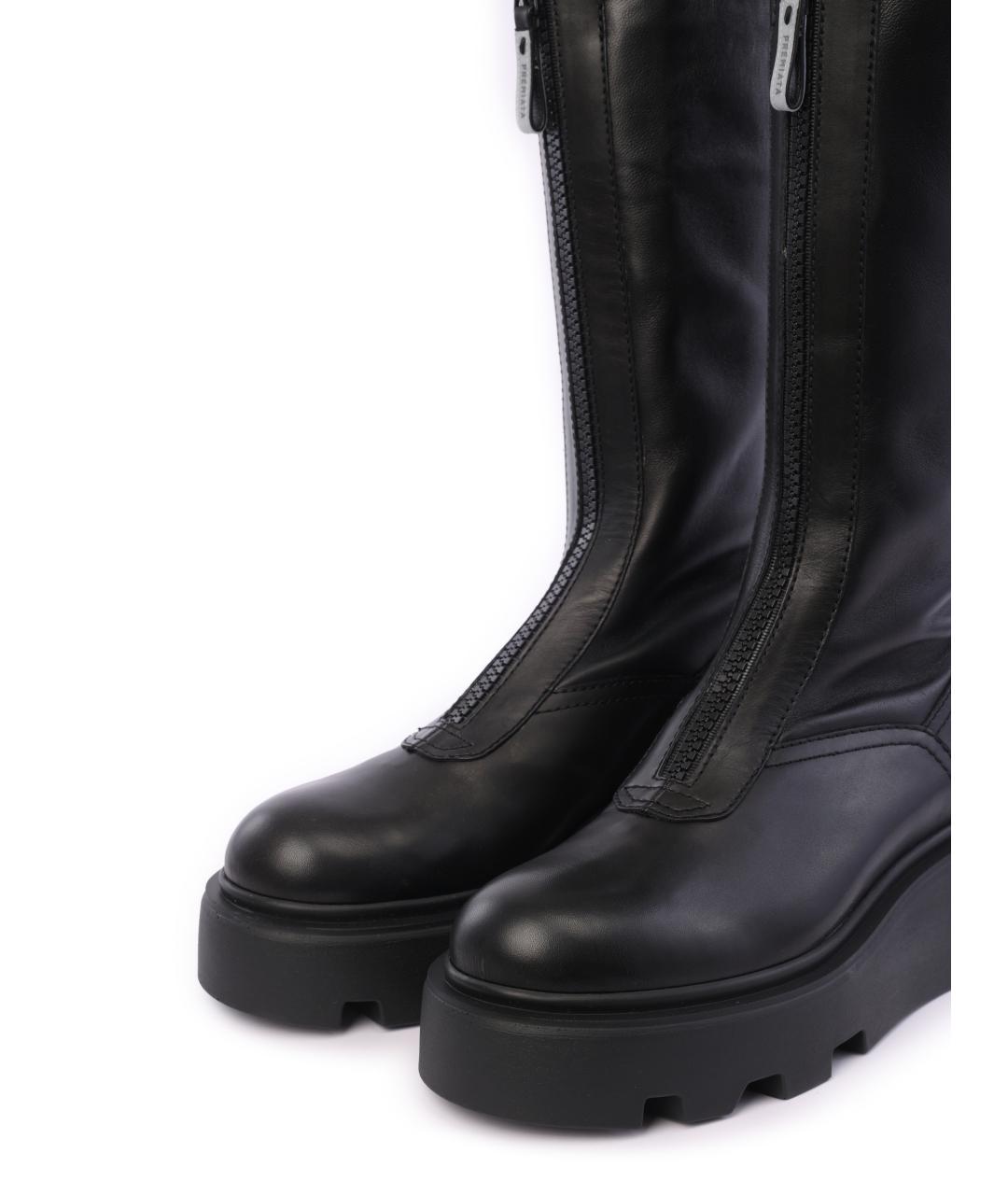 PREMIATA Черные кожаные ботинки, фото 5