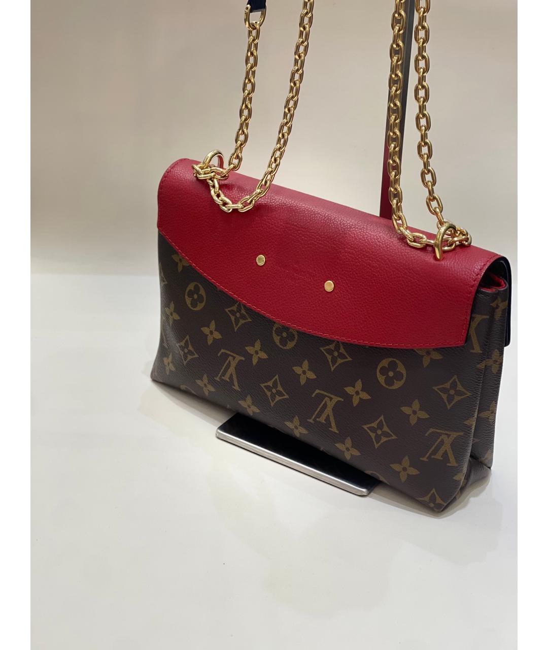 LOUIS VUITTON Красная сумка через плечо, фото 4