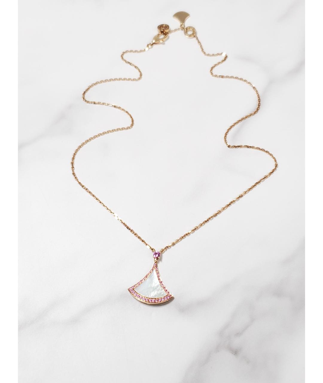 BVLGARI Золотое колье из розового золота, фото 2