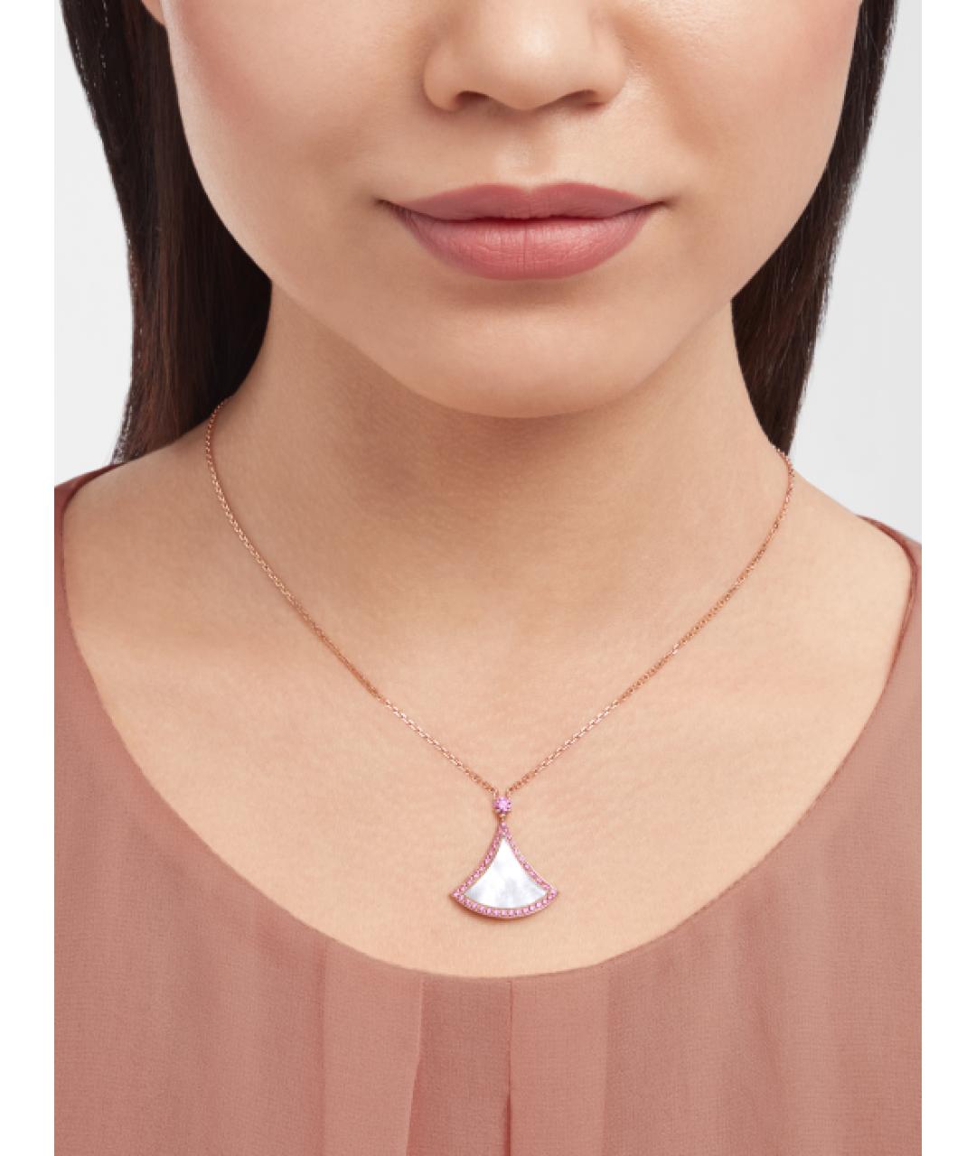 BVLGARI Золотое колье из розового золота, фото 4