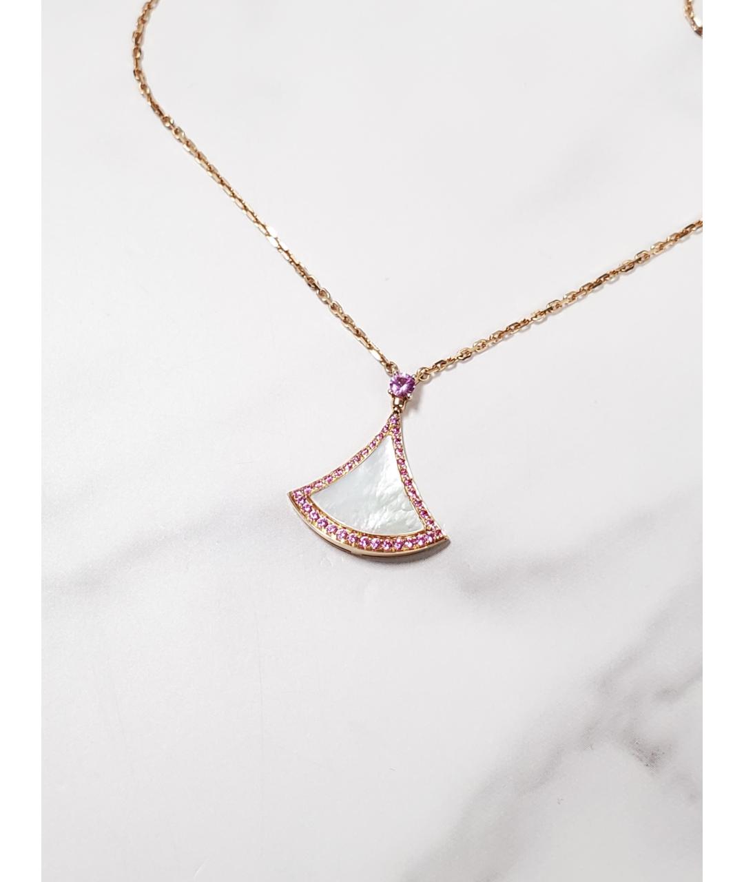 BVLGARI Золотое колье из розового золота, фото 5