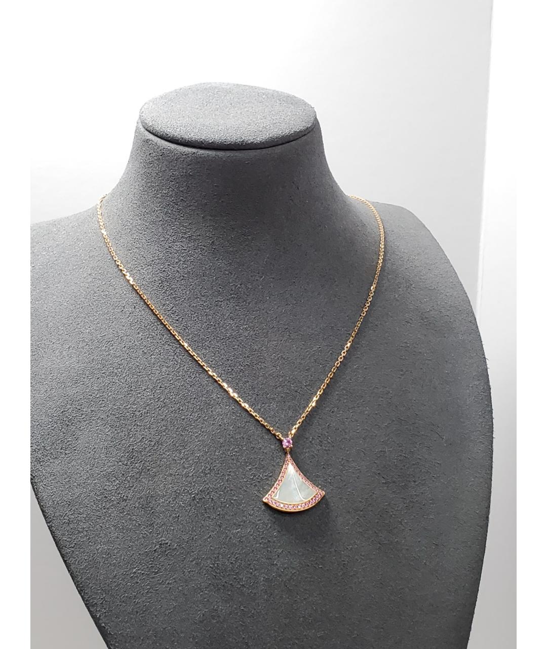 BVLGARI Золотое колье из розового золота, фото 3