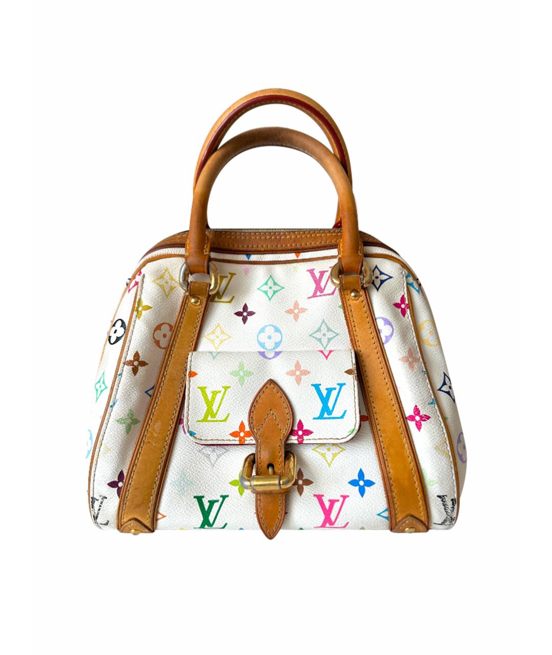 LOUIS VUITTON Белая сумка с короткими ручками, фото 1