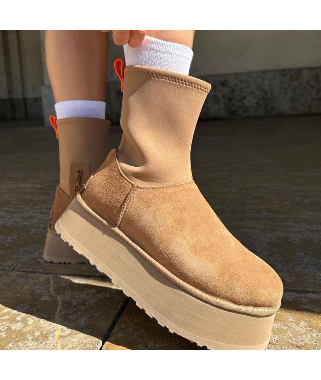 UGG AUSTRALIA Коричневые ботинки, фото 4