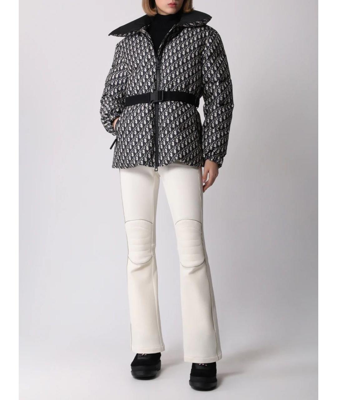 CHRISTIAN DIOR Белые полиэстеровые брюки широкие, фото 2