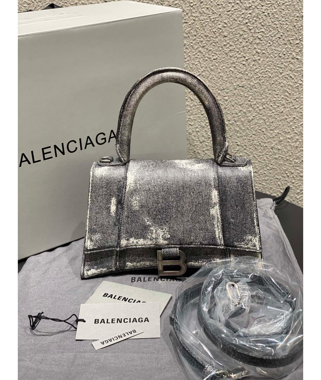 BALENCIAGA Серая сумка тоут, фото 10