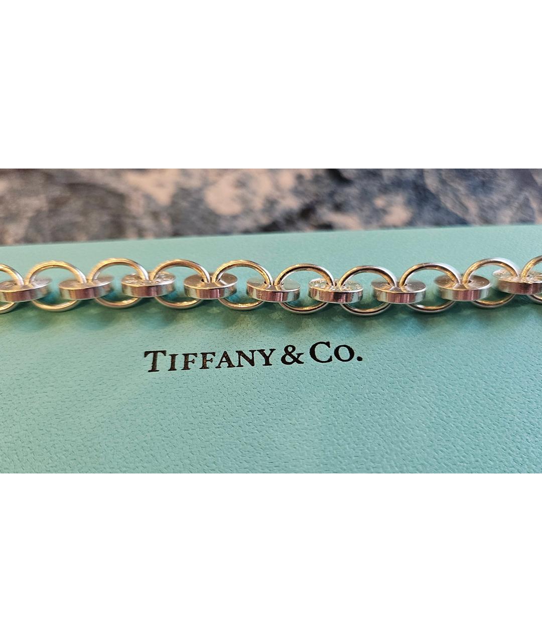 TIFFANY&CO Серебрянный серебряный браслет, фото 5