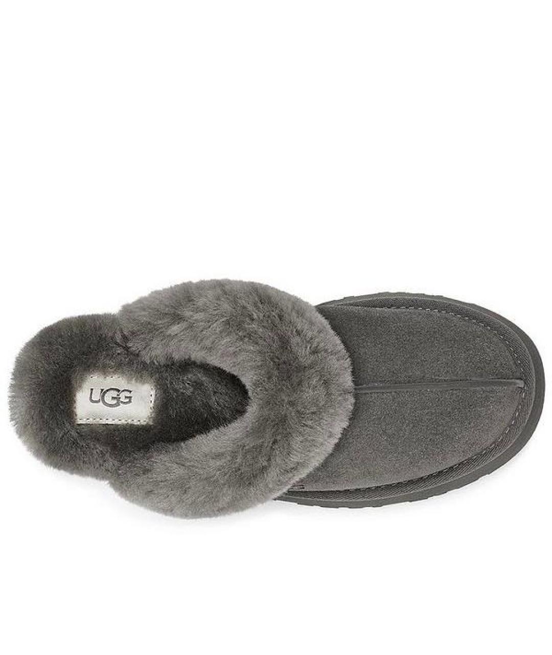 UGG AUSTRALIA Антрацитовые замшевые мюли, фото 3