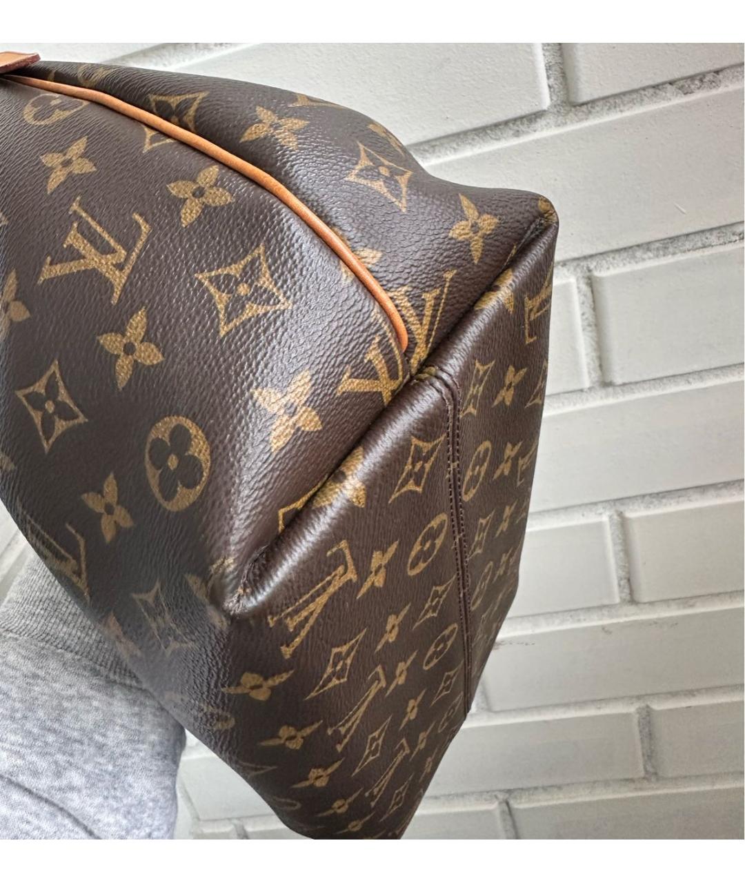 LOUIS VUITTON Коричневая сумка с короткими ручками, фото 8