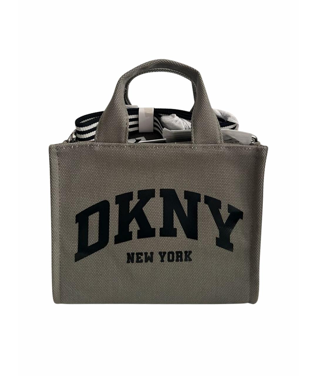 DKNY Хаки сумка тоут, фото 1