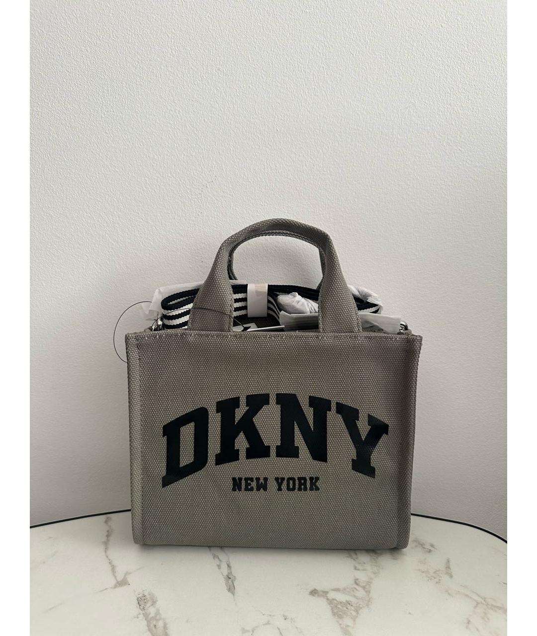 DKNY Хаки сумка тоут, фото 5