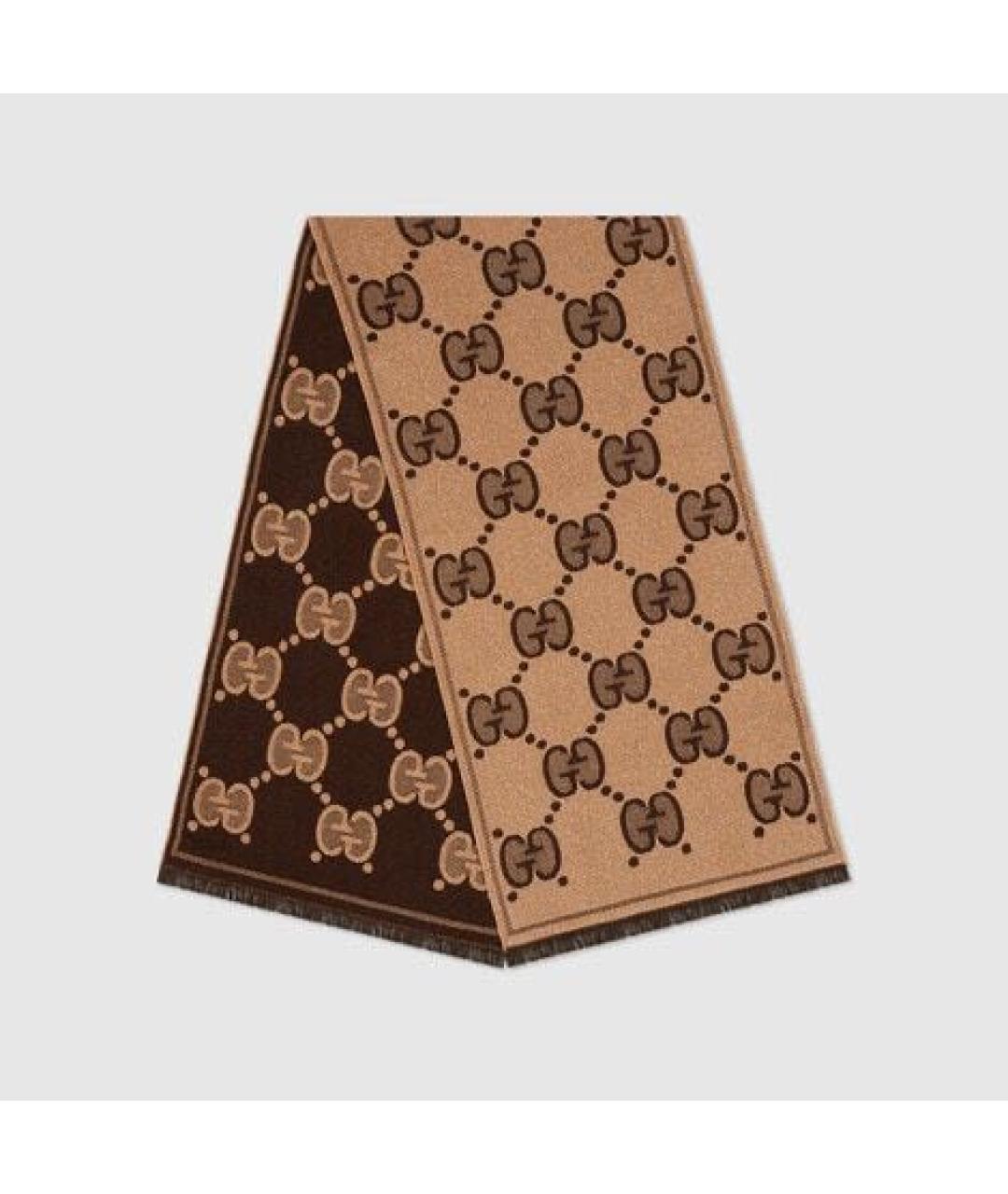 GUCCI Шерстяной шарф, фото 4