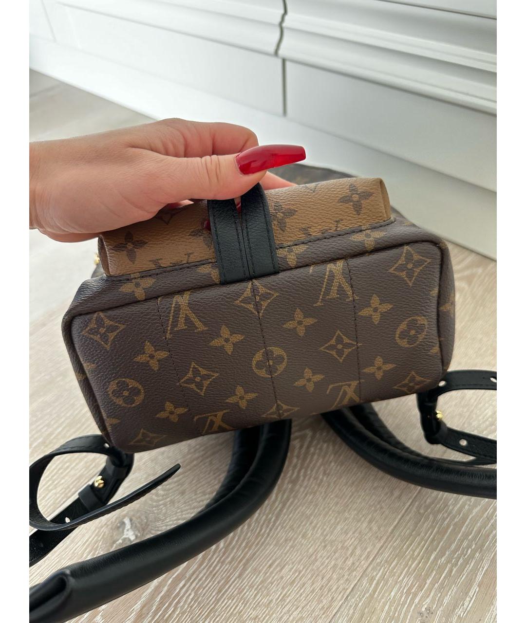 LOUIS VUITTON Коричневый рюкзак, фото 5