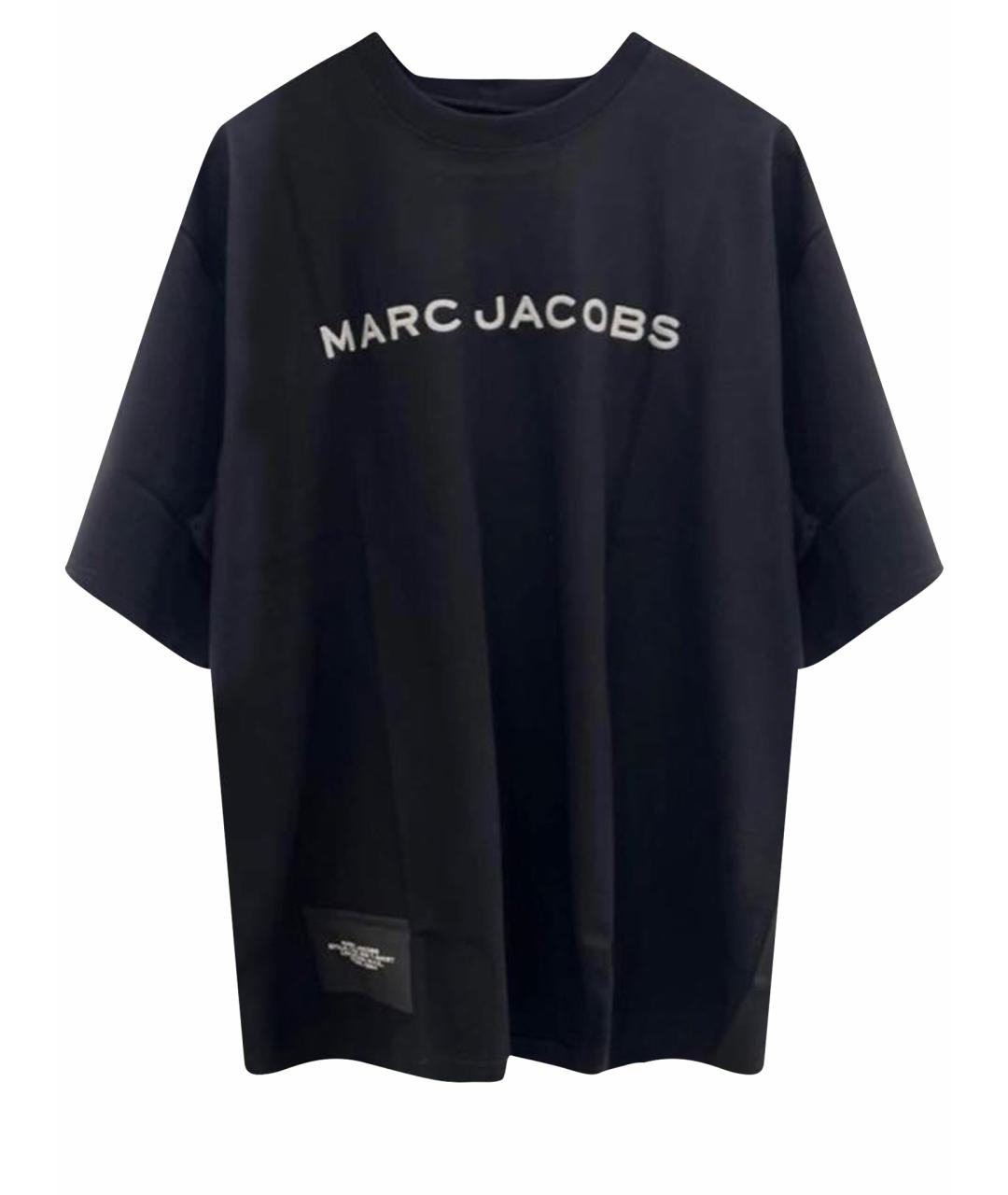 MARC JACOBS Черная хлопковая футболка, фото 1