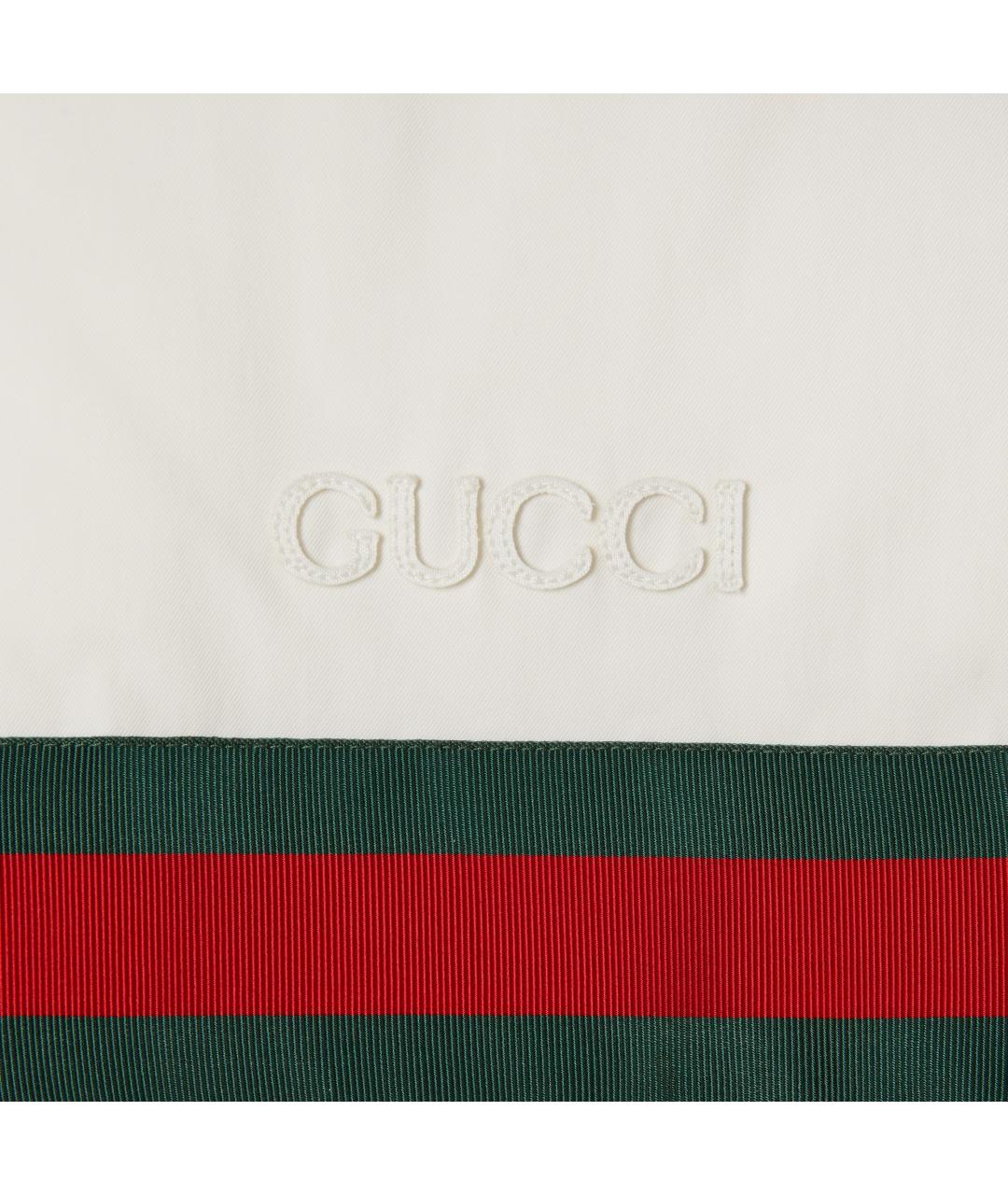 GUCCI Белый полиэстеровый пуховик, фото 6