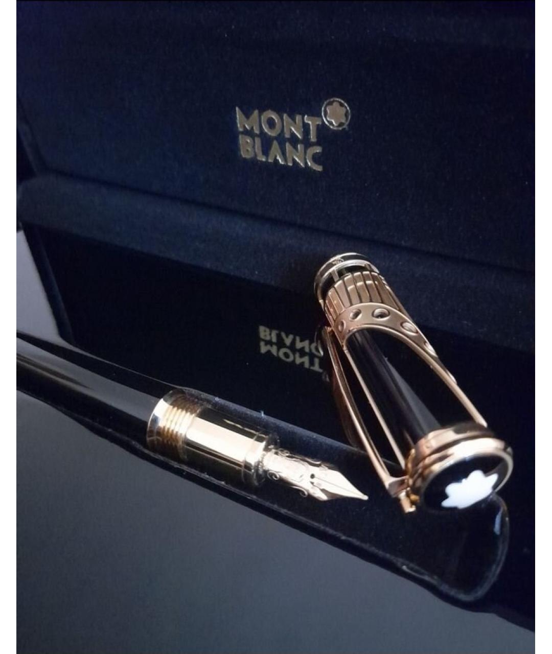 MONTBLANC Черная перьевая ручка, фото 2